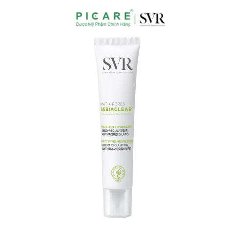 Kem Dưỡng Da Làm Giảm Mụn Svr Sebiaclear Mat Pores Tuýp 40Ml - Smp