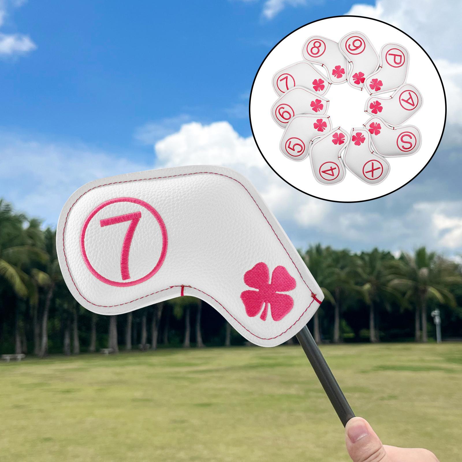 Golf Iron Head Covers Number Embroidered Golf Club Head Cover for Golf Clubs Irons