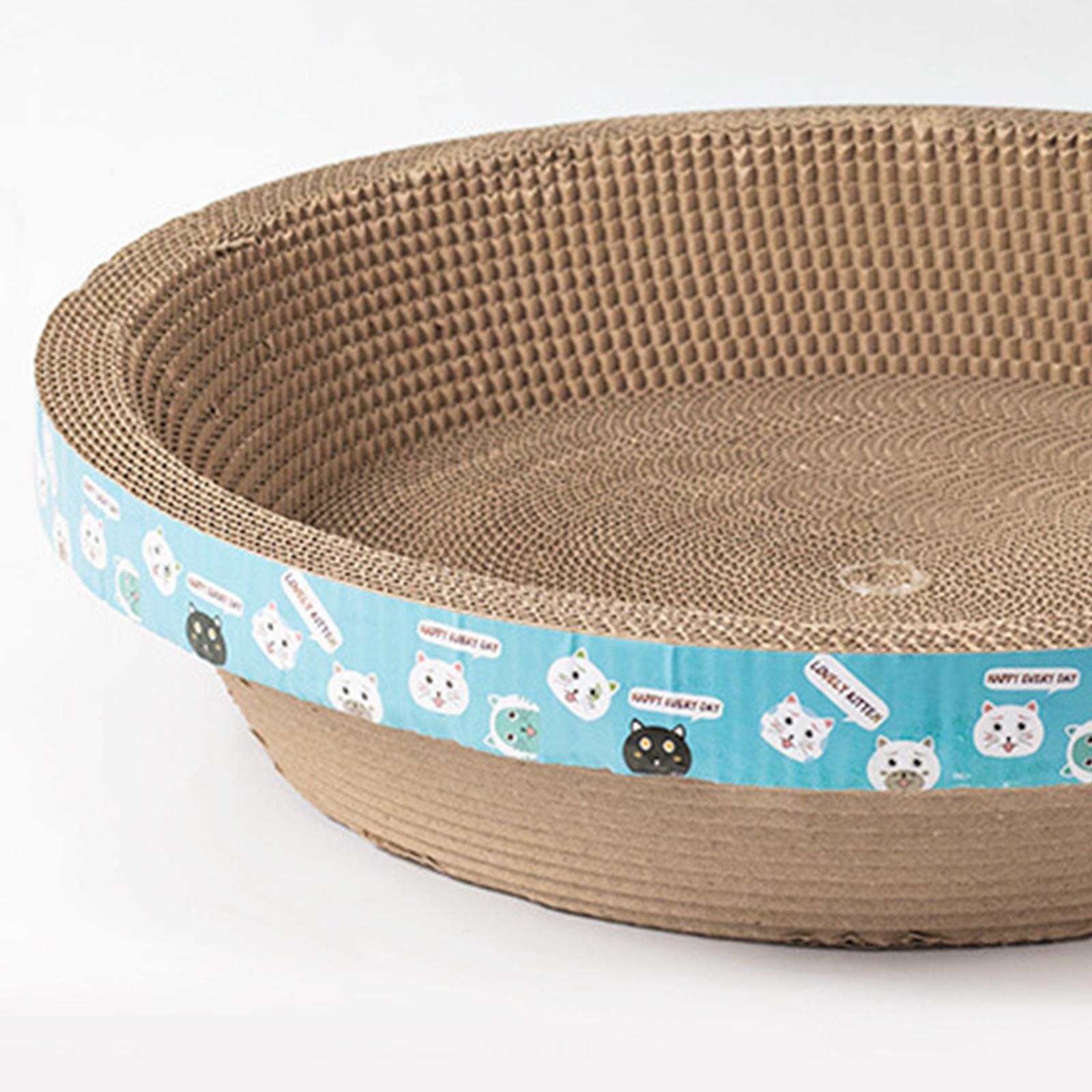 Cat Scratcher Cardboard Pet Scratcher Sisal Lounge Bed Resting Pet Supplies Kitten Interactive Toy Sisal Cat Scratch Pad Bowl