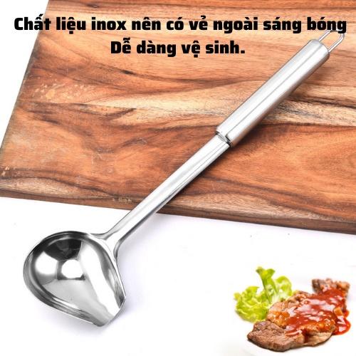 Muôi mỏ vịt inox cao cấp múc trân châu, topping dụng cụ nhà bếp muỗng đa năng chính hãng an toàn đảm bảo chất lượng