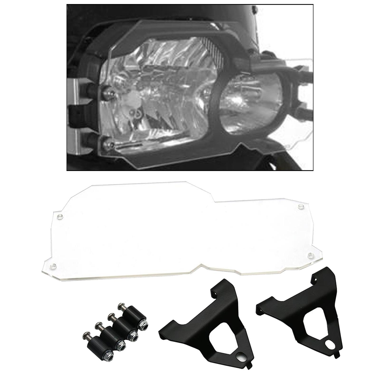 Clear Acrylic Headlight Lamp Mesh Guard Protection for  F650GS 08-17