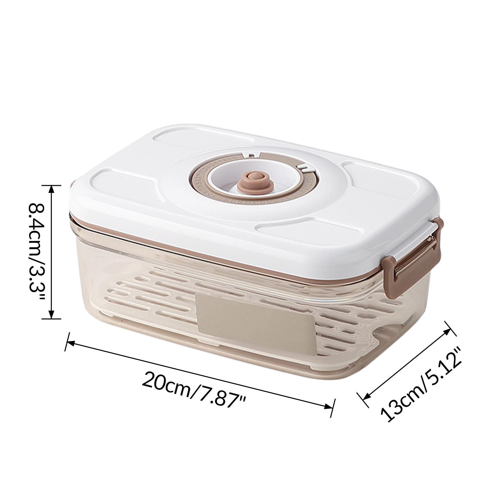 Vacuum Refrigerator Organizer Food Storage Box for Kitchen Refrigerator