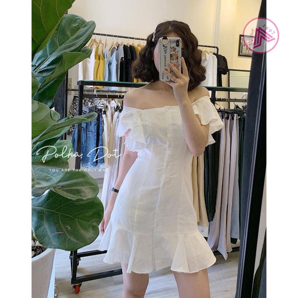 Đầm Trễ Vai Tay Bèo