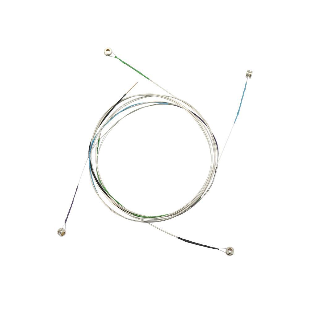 Durable 4 Pieces Cupronickel Strings Set with 1 Piece Plastic Pitch Pipe E/A/D/G for Violin Accessory