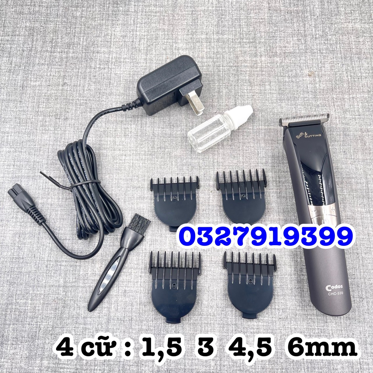 Tông đơ chấn viền cao cấp CODOS 339 - tăng tốc