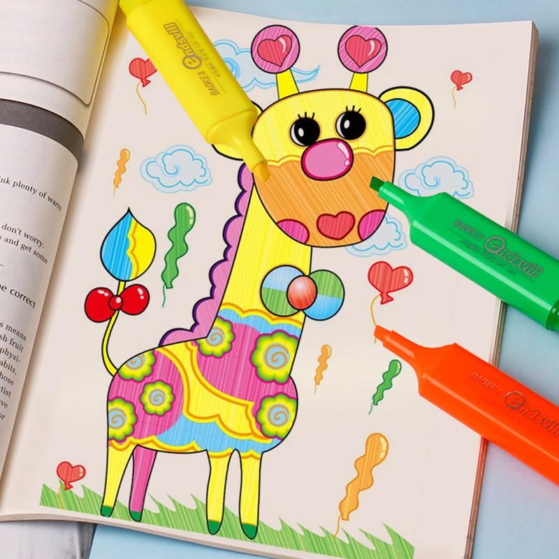 Hộp Bút Highlighter/Marker 6 Màu- BAOKE/MP460