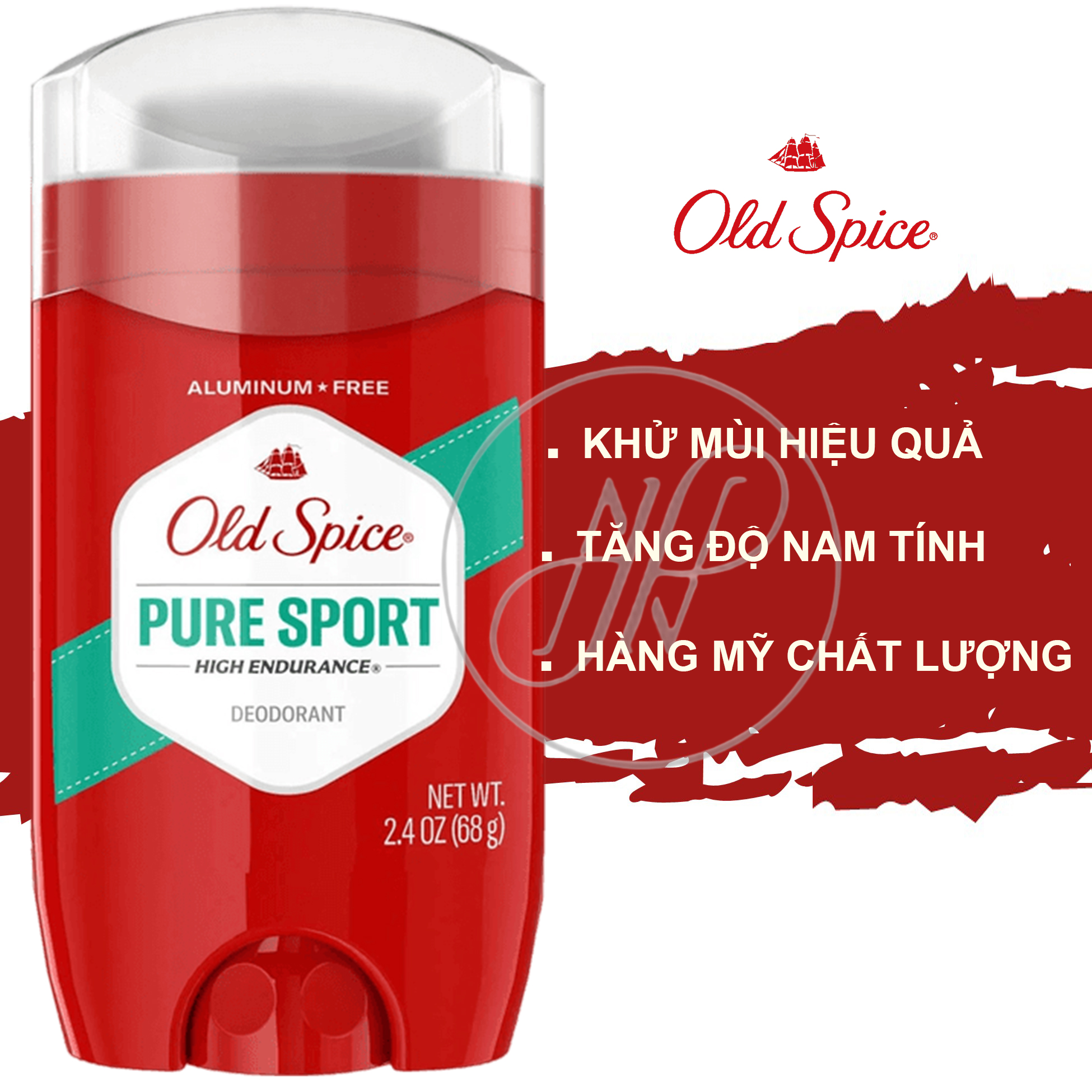 Lăn sáp khử mùi và ngăn tiết mồ hôi cho nam Old Spice 85g chính hãng của Mỹ Original | Fresh | Pure Sport