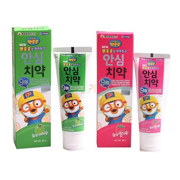 Kem Đánh Răng An Toàn Cho Trẻ Em New Pororo Chikka Friend Safety Toothpaste 80g Gomi Mall