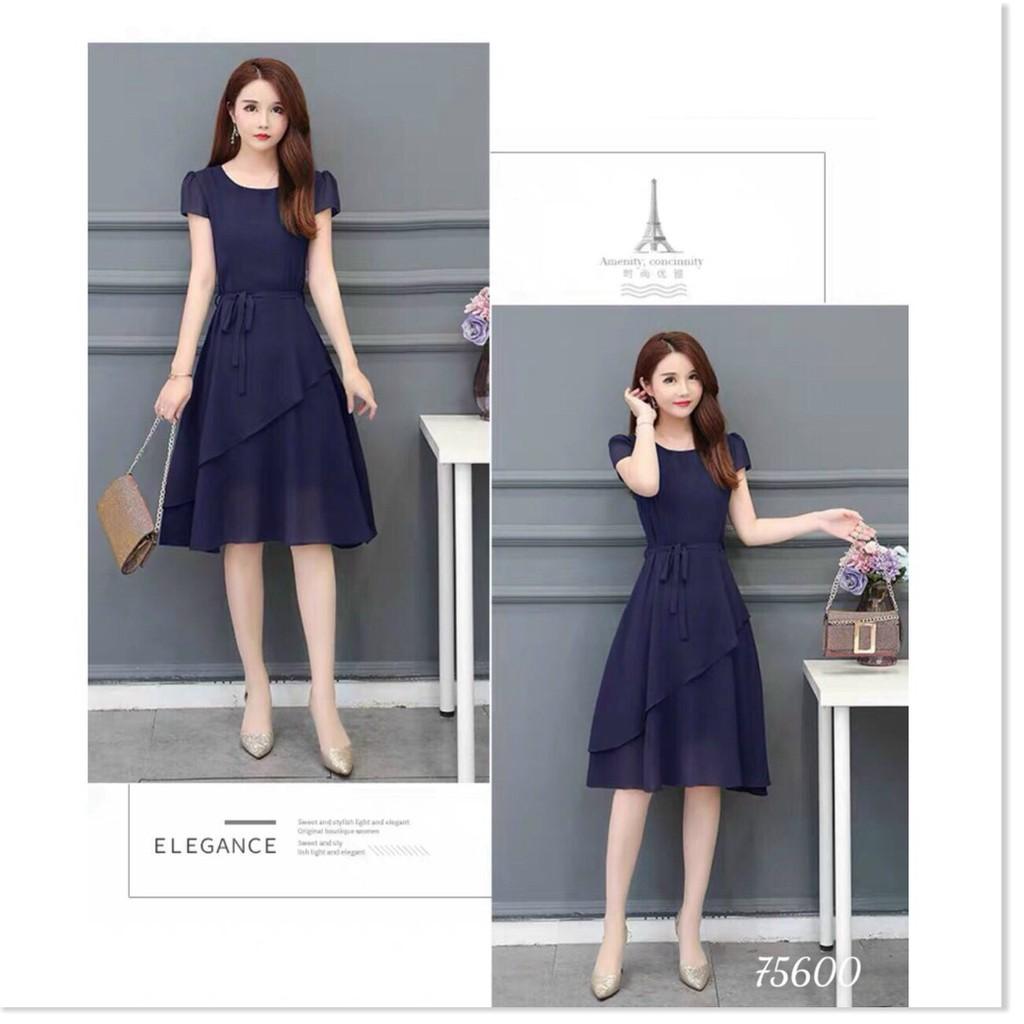 ĐẦM XÒE VOAN CHIFON NỮ CỰC SANG TRỌNG DÀNH CHO CÁC QUÝ CÔ THỜI TRANG LANO STORE