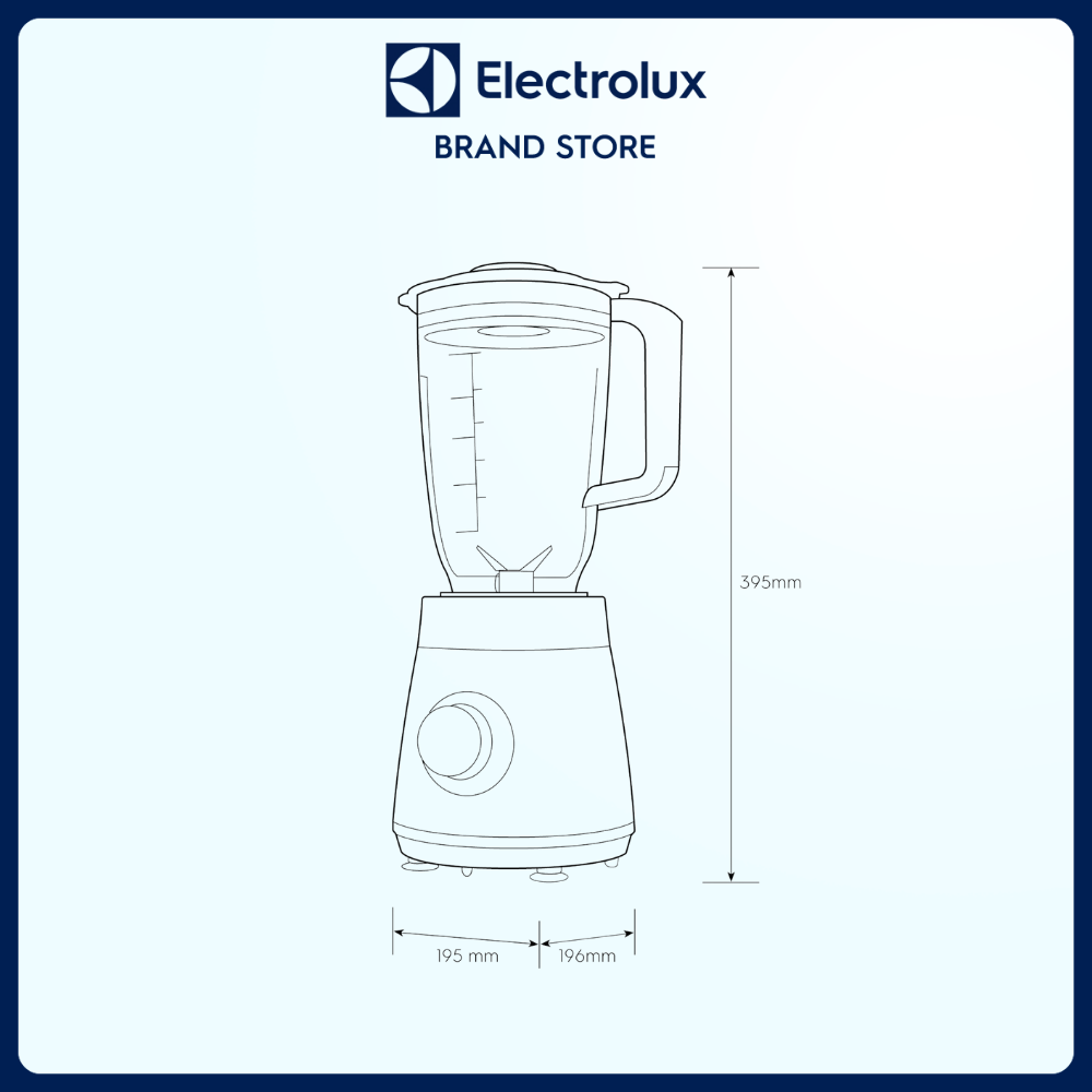 Máy xay sinh tố Electrolux E3TB1-310K 500W UltimateTaste 300 với 2 tốc độ xay [Hàng chính hãng]