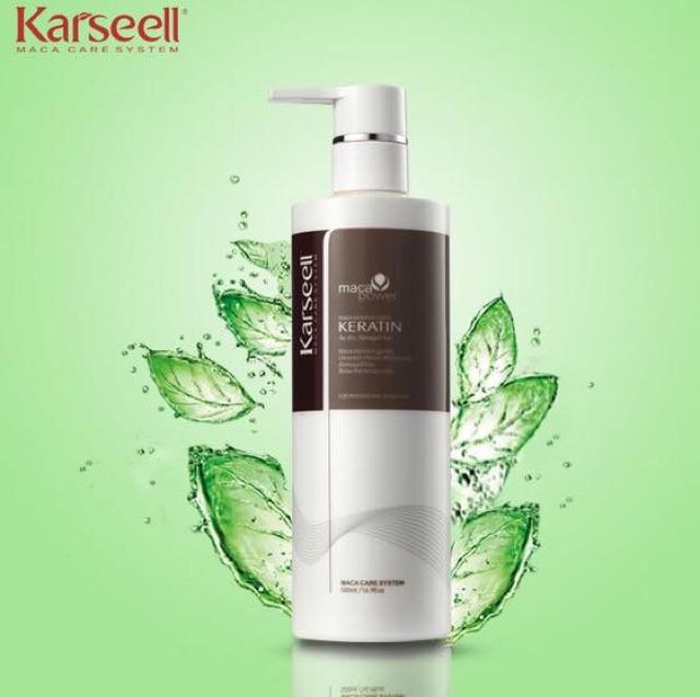 [+Tặng mũ trùm] Keratin Karseell phục hồi tóc thần tốc 500ml