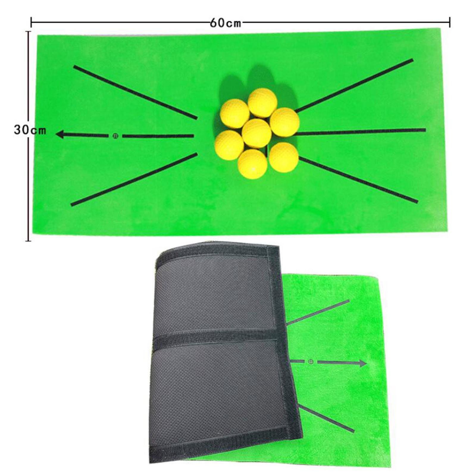 Golf Training Mat, Mini Golf Practice Training Aid Rug for Swing Detection Batting, Game for Home, Office, Outdoor , Father's Day Gifts