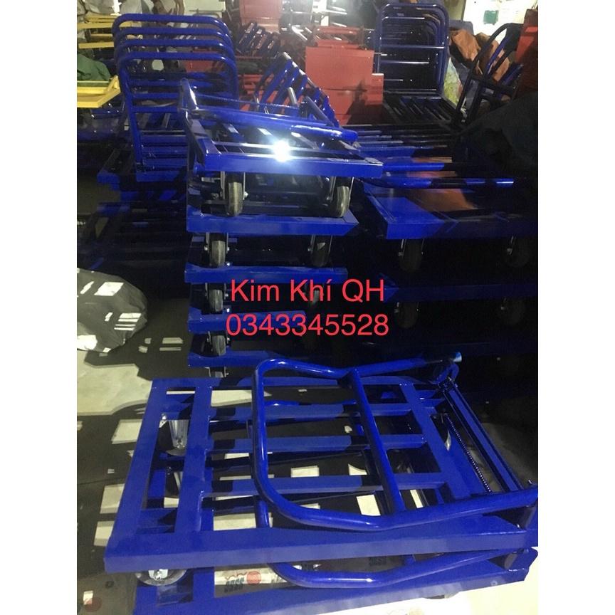 Xe đẩy hàng- xe kéo hàng 4 bánh Gập gọn - tải trọng lớn 300- 500kg giá xưởng sản xuất