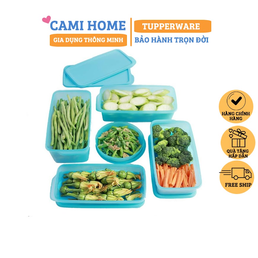 Hộp Trữ Mát Freshia 5 Tupperware, Hộp Trữ Rau Củ Trái Cây Tươi Lâu