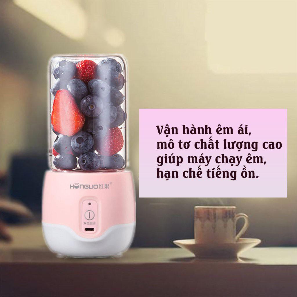 Máy Xay Sinh Tố Hoa Quả Cầm Tay Sạc Pin ( Siêu tiện Ích)