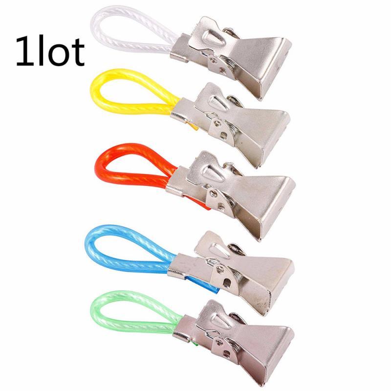 5 cái/set Chốt treo quần áo kim loại nhiều màu sắc móc treo trong nhà bếp phòng tắm phòng giặt Móc treo khăn trà.