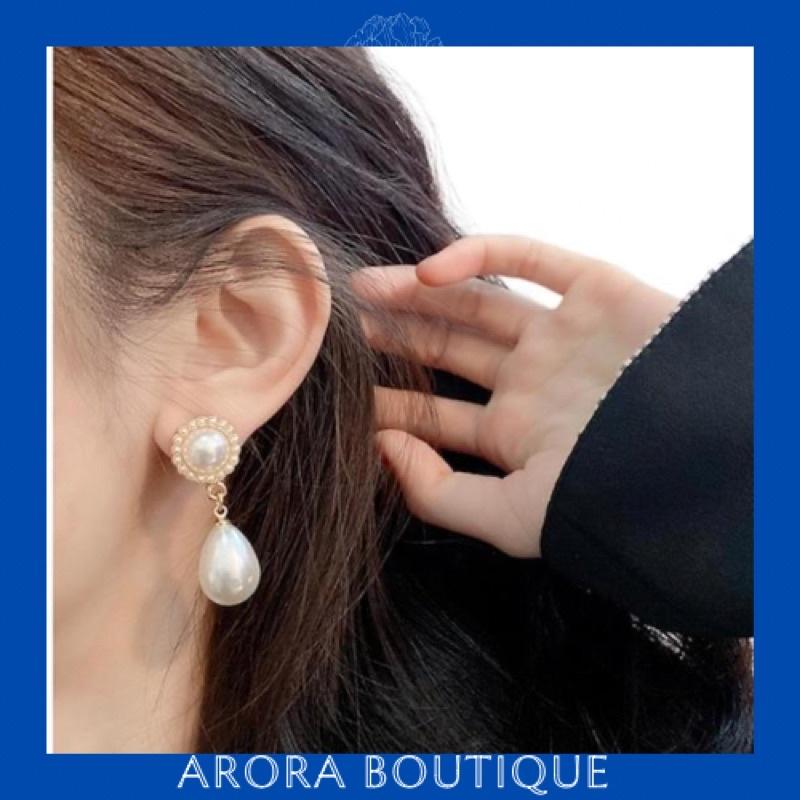 Hoa tai đính hạt cổ điển - Arora boutique