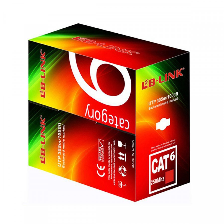 Cuộn Dây Cáp Mạng Cat 6e LB-Link 305m - Hàng Chính Hãng