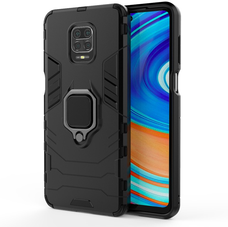 Ốp lưng chống sốc kèm iring cho Xiaomi Redmi Note 9s