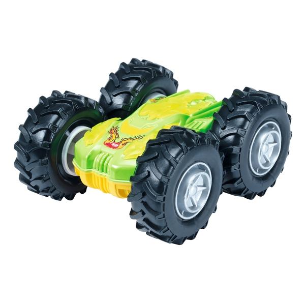 Đồ Chơi Mô Hình Xe Lật Crazy Flippy - Dickie Toys 203751000 - Màu Xanh Lá