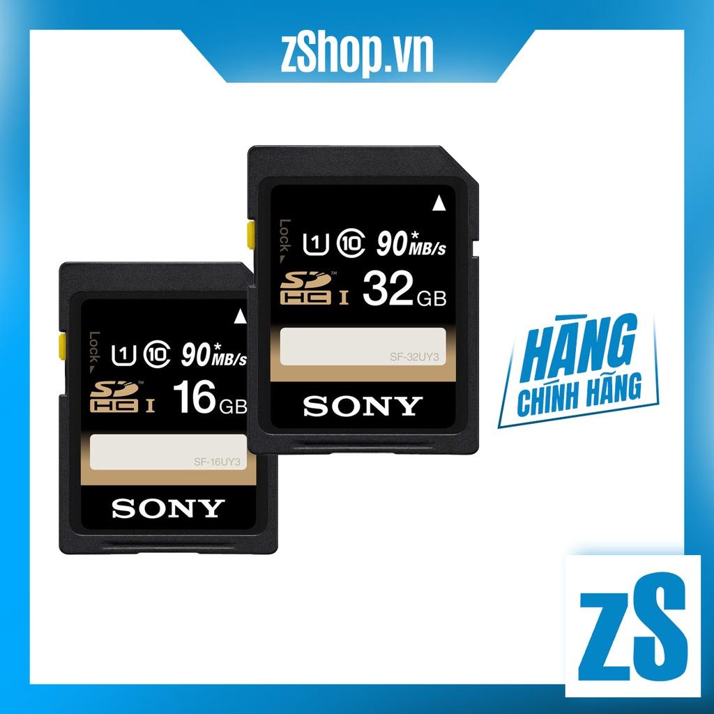 Thẻ nhớ SDHC Sony SF-UY3 90 MB/s 16GB - 32GB (Hàng chính hãng