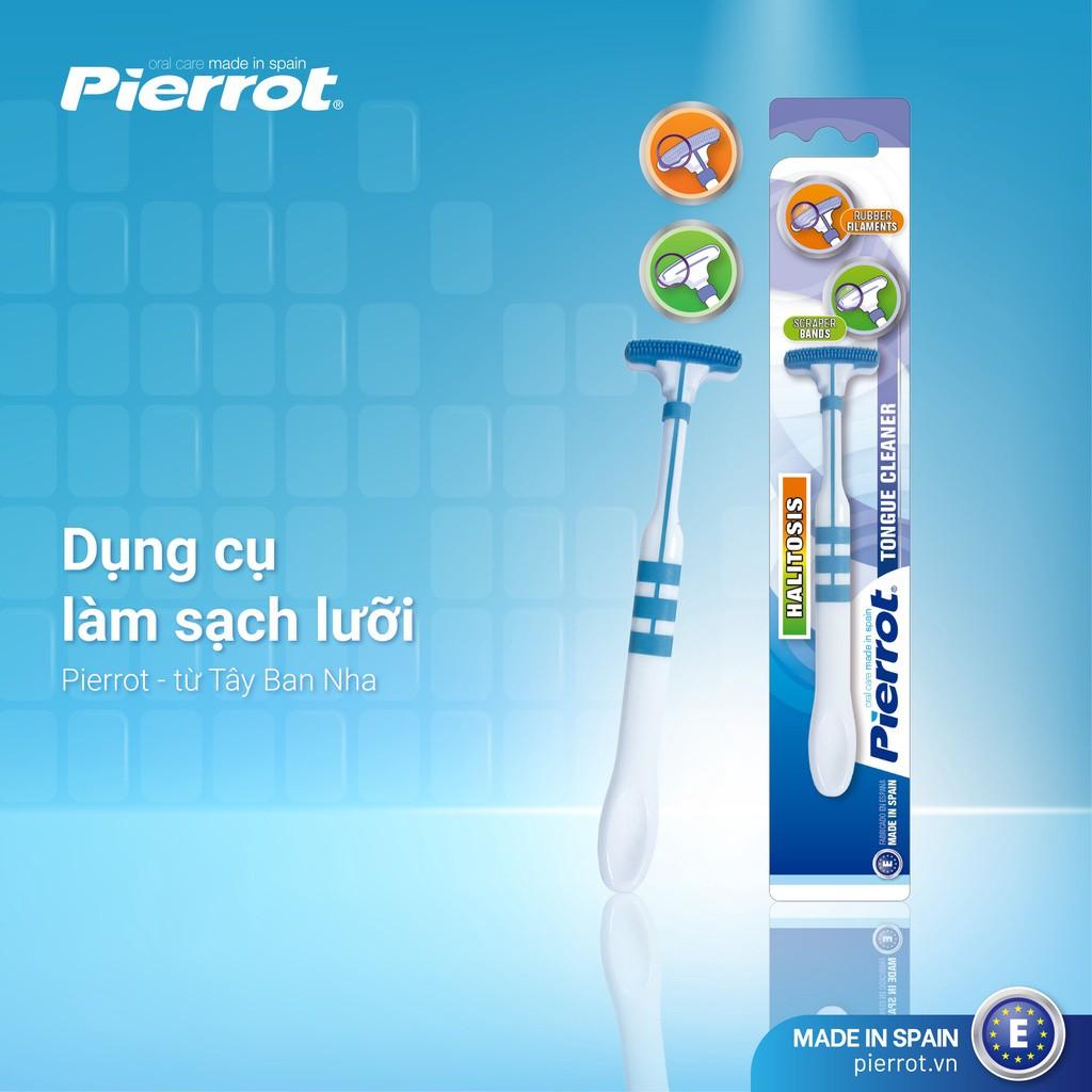 Dụng cụ làm sạch lưỡi giảm hôi miệng PIERROT - hàng chính hãng