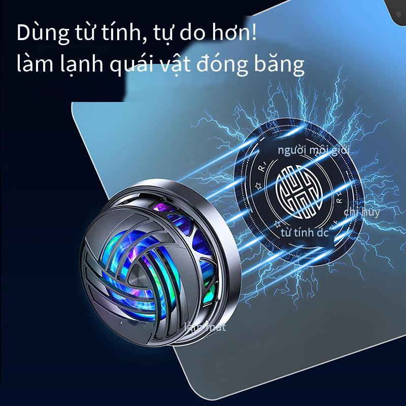 Phong cách mới nhất K6 bộ tản nhiệt điện thoại di động điều khiển nhiệt độ màn hình kỹ thuật số bán dẫn làm lạnh clip sau hút từ làm mát bằng không khí làm mát bằng phẳng tạo tác