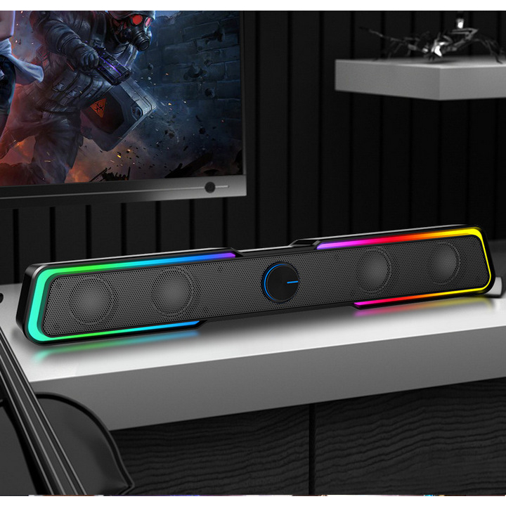 Loa Thanh Bluetooth Soundbar hiệu ứng led RBG DHE6002S - âm thanh sống động