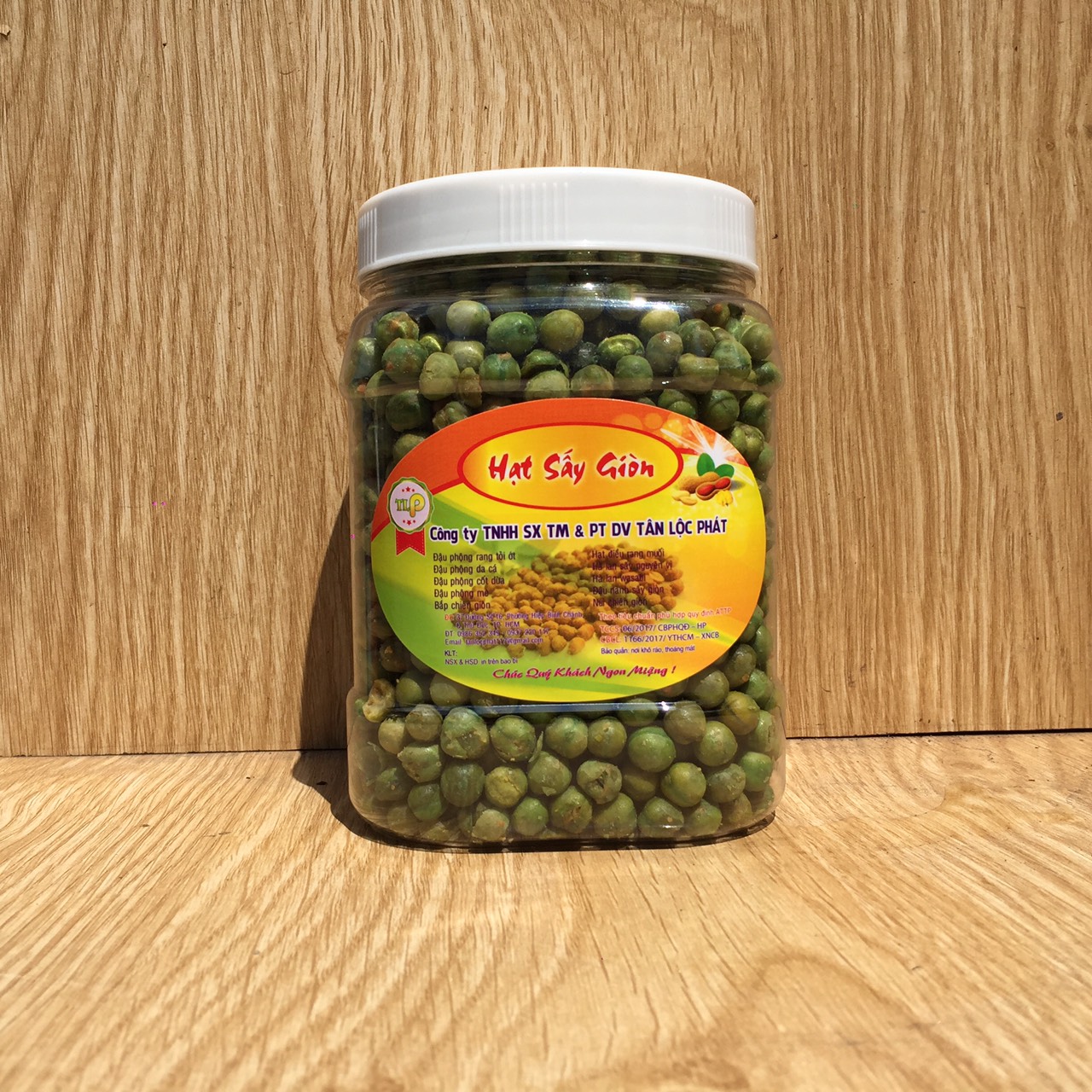 ĐẬU HÀ LAN TỎI ỚT TÂN LỘC PHÁT 500g
