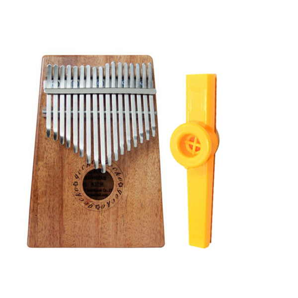 Đàn Kalimba Gecko 17 Phím Gỗ Mahogany K17M (Kèm Kèn Kazoo DreamMaker)