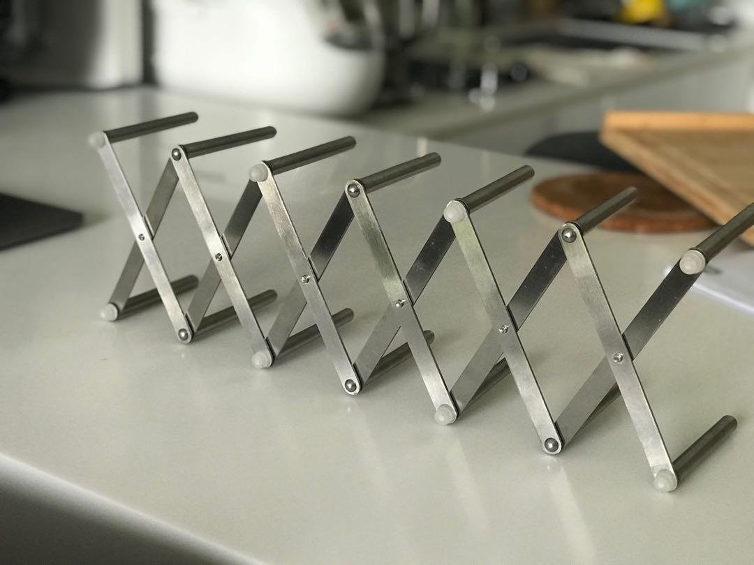 Giá inox gác nắp vung nồi, khung inox cao cấp lắp ráp, giá inox thay đổi được kích thước