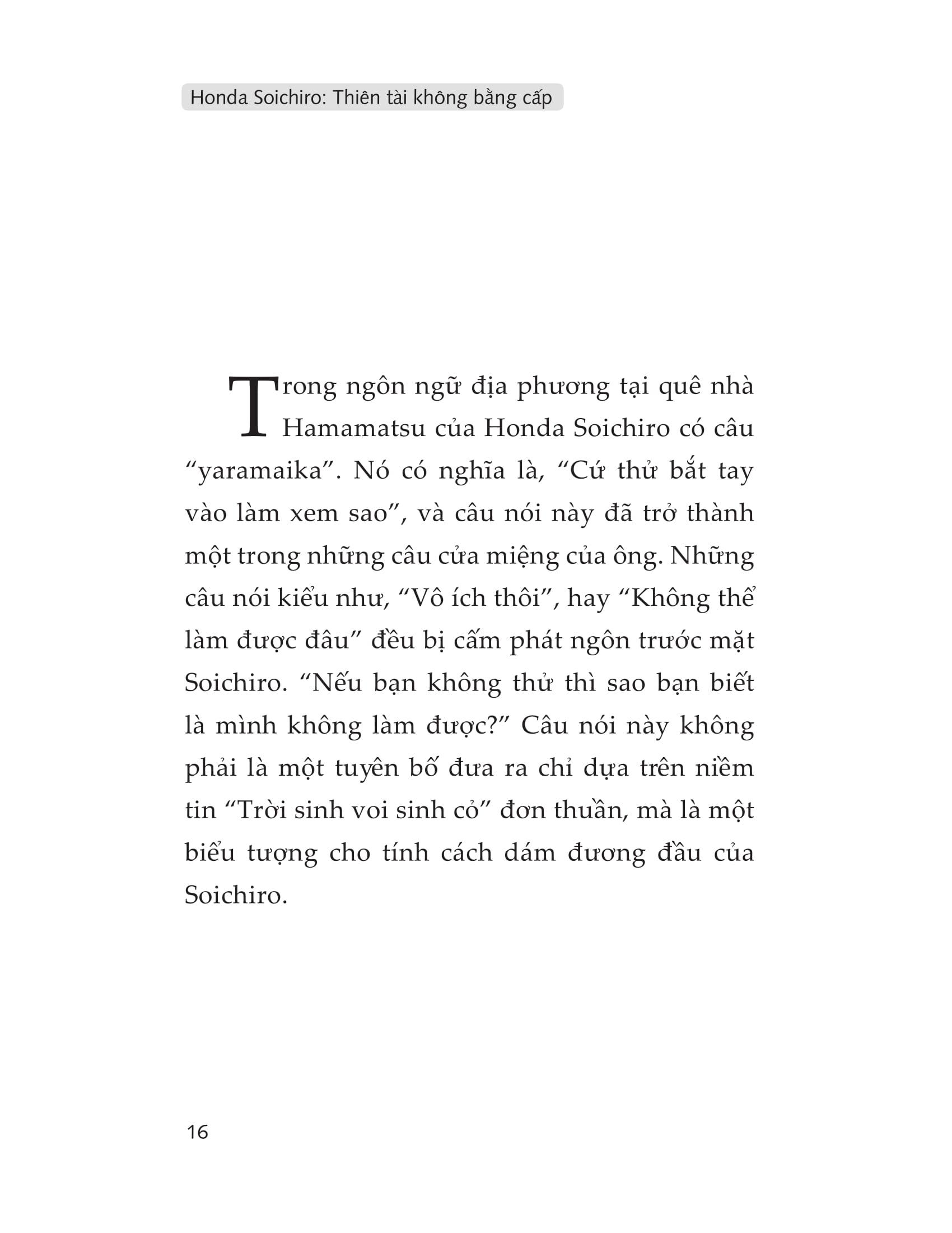 Sách - Honda Soichiro - Thiên Tài Không Bằng Cấp