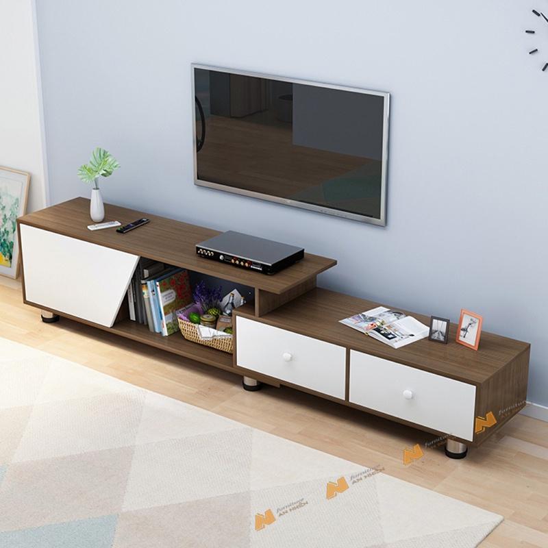 Made in VN Tủ Tivi - Kệ Tivi Phòng Khách Kết Hợp Để Phòng Ngủ Phòng khách gỗ mdf 17mm công ty Mộc Phát  AN035