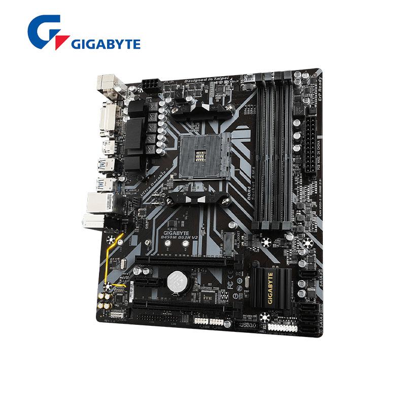 Gigabyte Mới B450M DS3H V2 Micro-ATX AMD B450 DDR4 2933MHz M.2 USB 3.1 128g Bo mạch chủ AM4 Kênh AM4