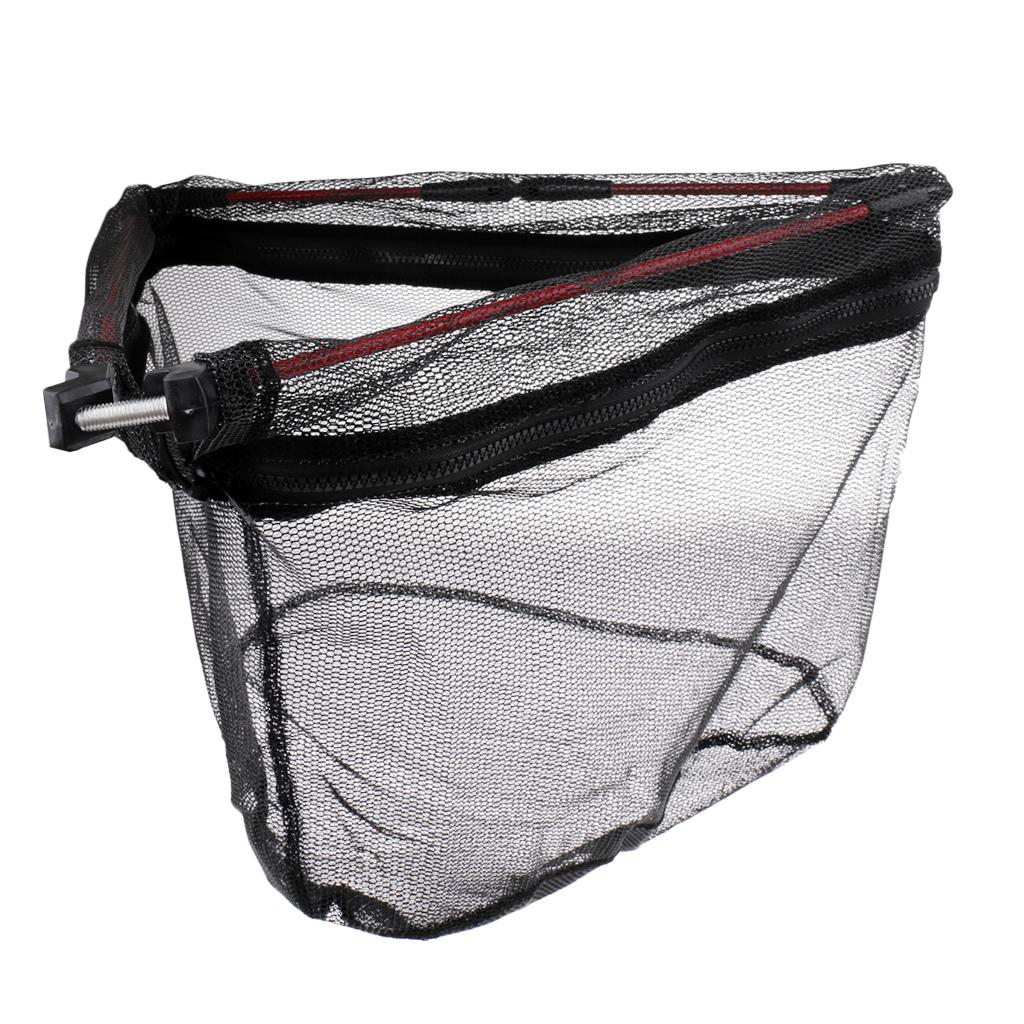 Resin Frame Foldable Nylon Shrimp Fish Net Carp Fishing Landing Net Head