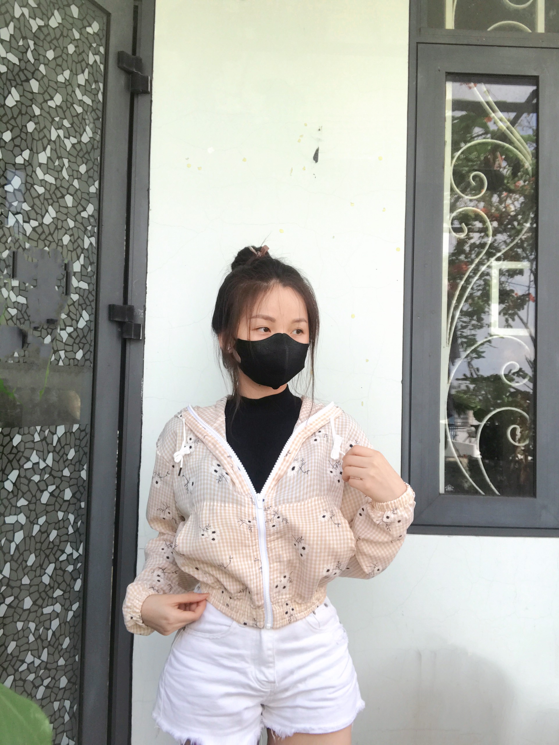 Aó chống nắng nữ, 2 túi ngoài & 2 túi trong tiện dụng, có thể tư trang đt&ví an toàn