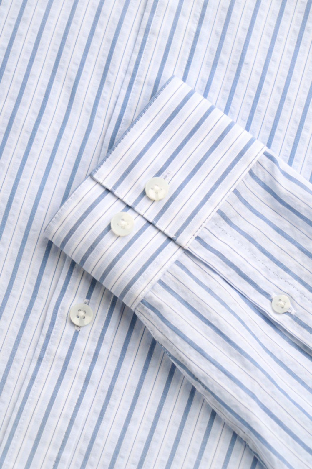 Áo Sơ Mi ROUTINE Nam Tay Dài Kẻ Sọc 100% Cotton Form Loose - 10S24SHL003 | LASTORE MENSWEAR