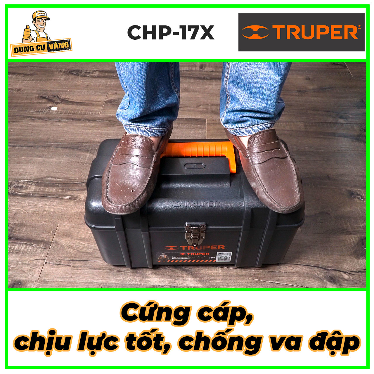 Thùng đồ nghề nhựa,Thùng đựng đồ nghề dụng cụ sửa chữa Truper chp-17/20/23x