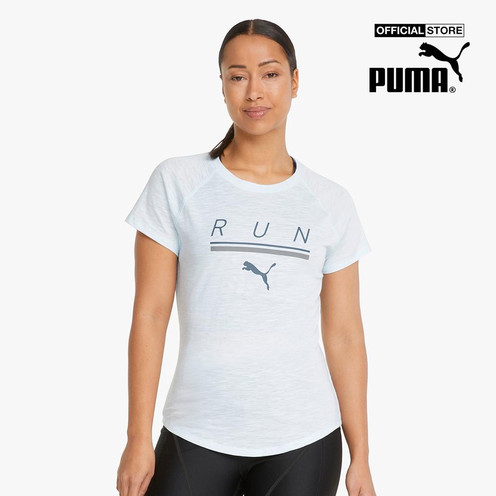 PUMA - Áo thun thể thao nữ ngắn tay 5K Logo 521388