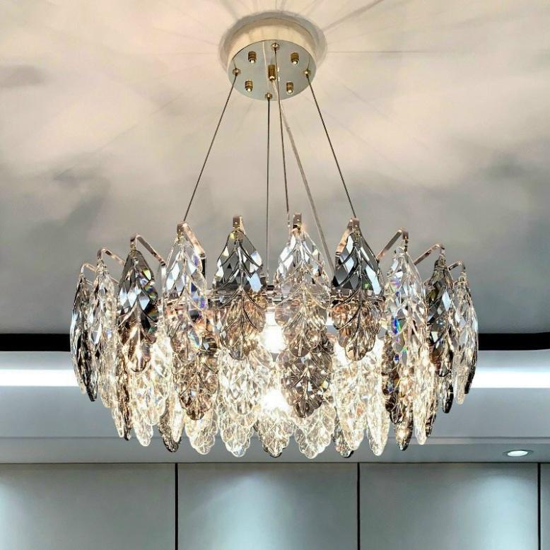 Đèn thả phale lá luxury kích tấc 750mm,trang trí phòng khách,decor nhà đẹp