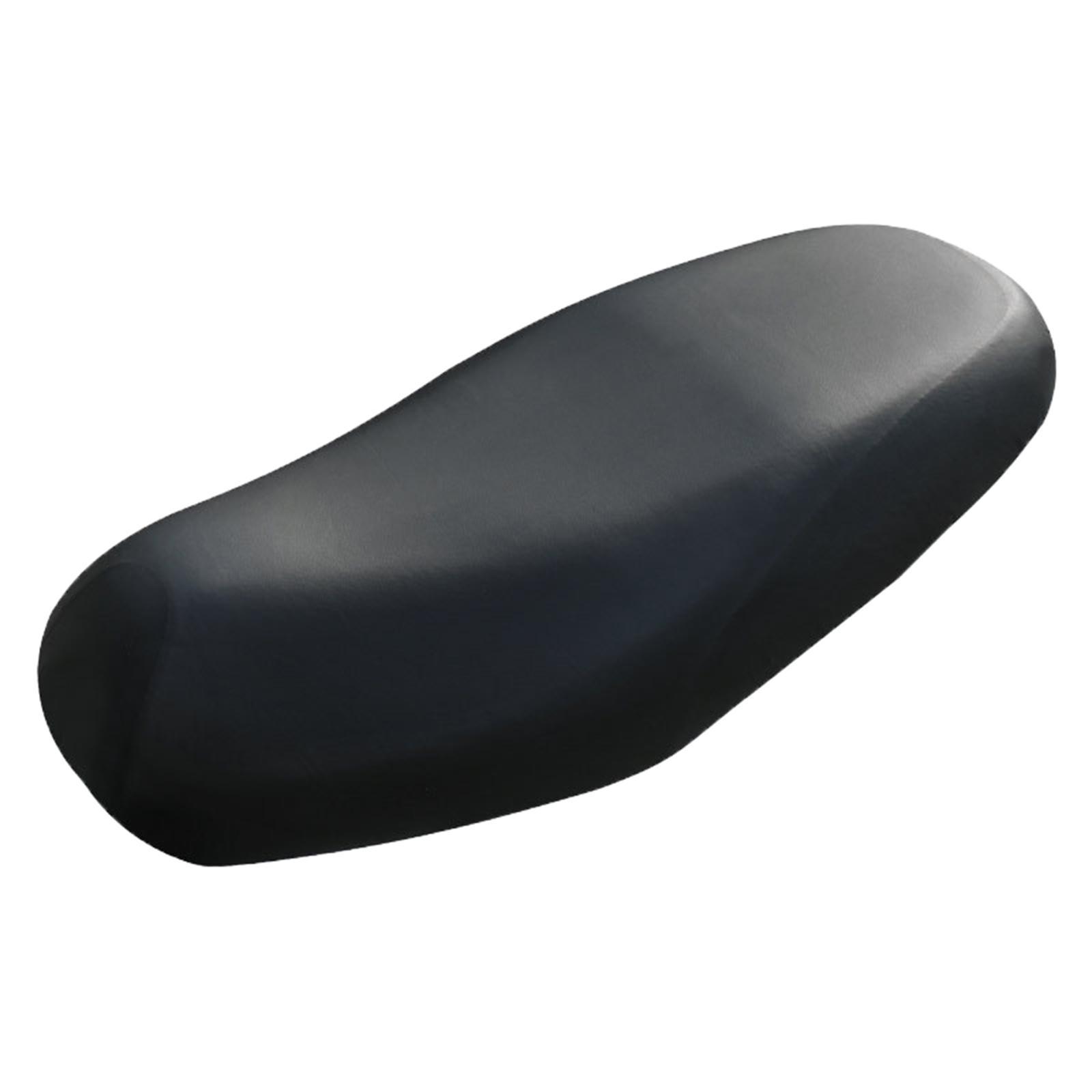 Elastic Motorcycle Seat Cushion Cover PVC Black Anti Slip for Scooter