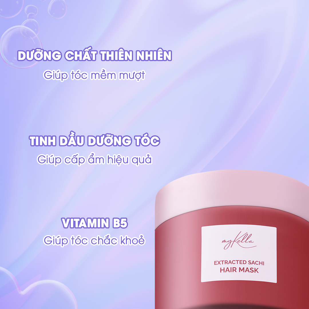 Kem Ủ Tóc myKella Kích Thích Mọc Tóc, Giúp Tóc Chắc Khỏe Chiết Xuất Sacha Inchi 300ml