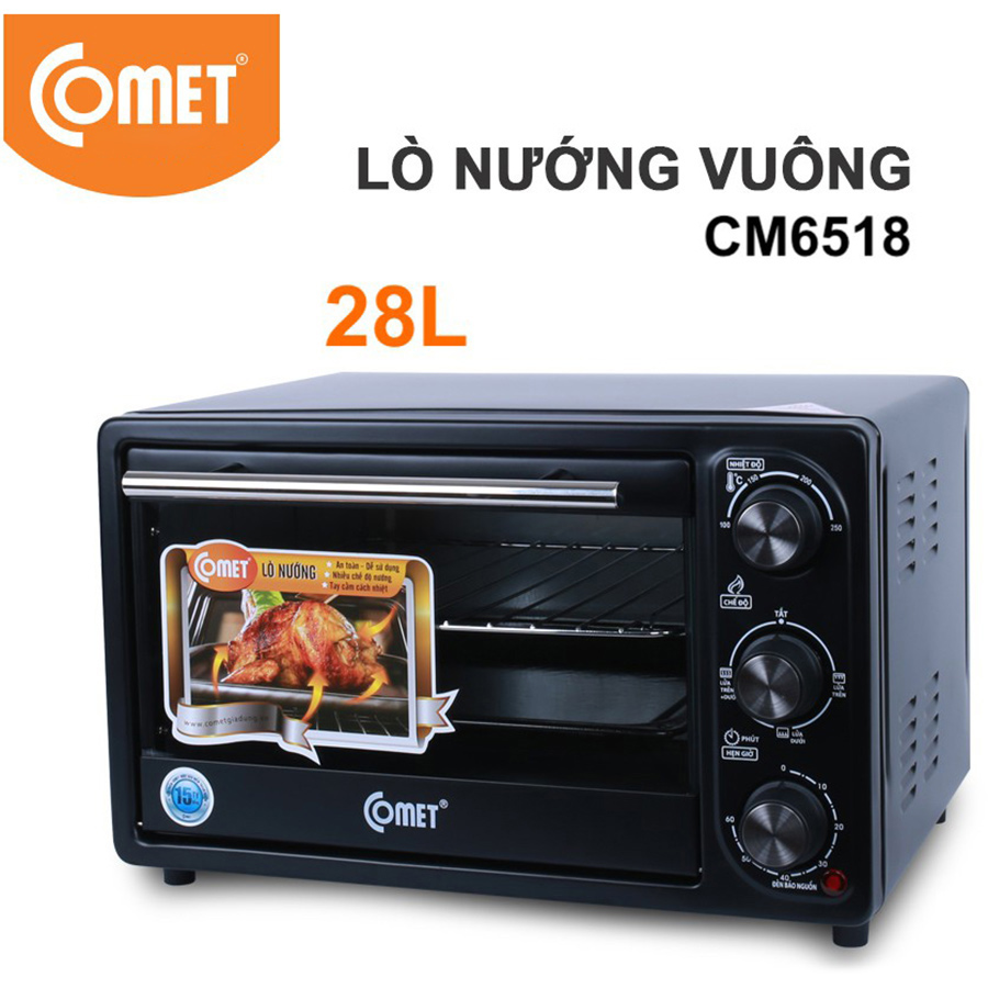 Lò Nướng Điện Đa Năng Comet CM6518 - Hàng Chính Hãng