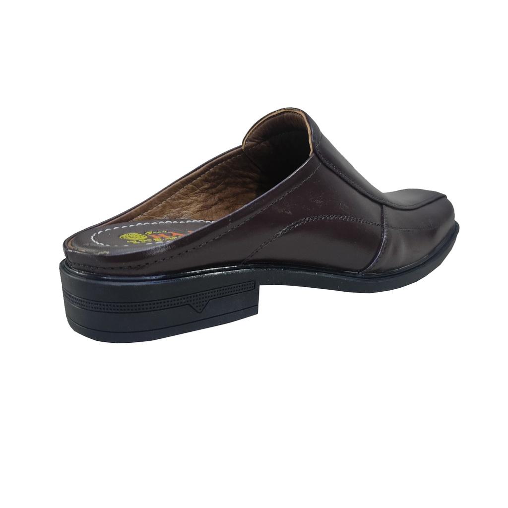 Dép Bít Mũi Nam Da Bò Thật TiTi ĐÔ Cao Cấp GGSB20139