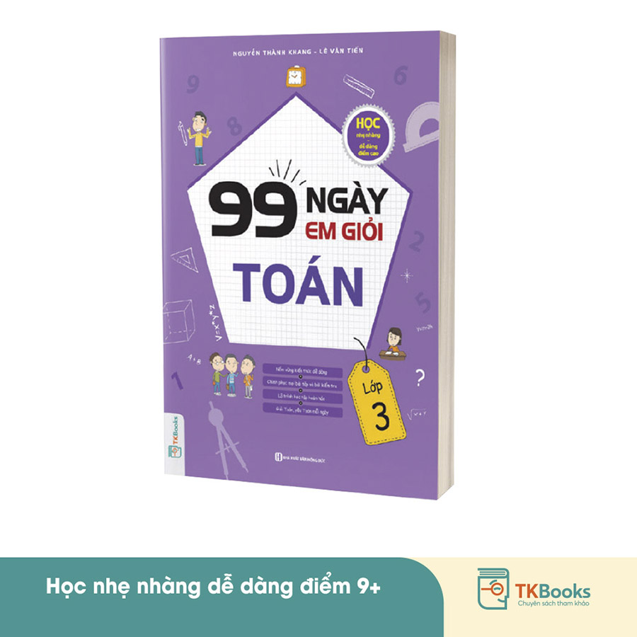 Combo 99 Ngày Em Giỏi Toán - Tiếng Việt - Tiếng Anh Lớp 3