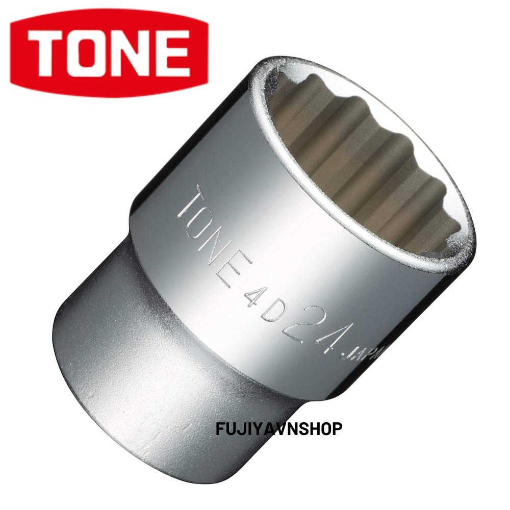 Đầu tuýp 12 cạnh ngắn Tone HP4D-24 ra đầu lục giác 24mm