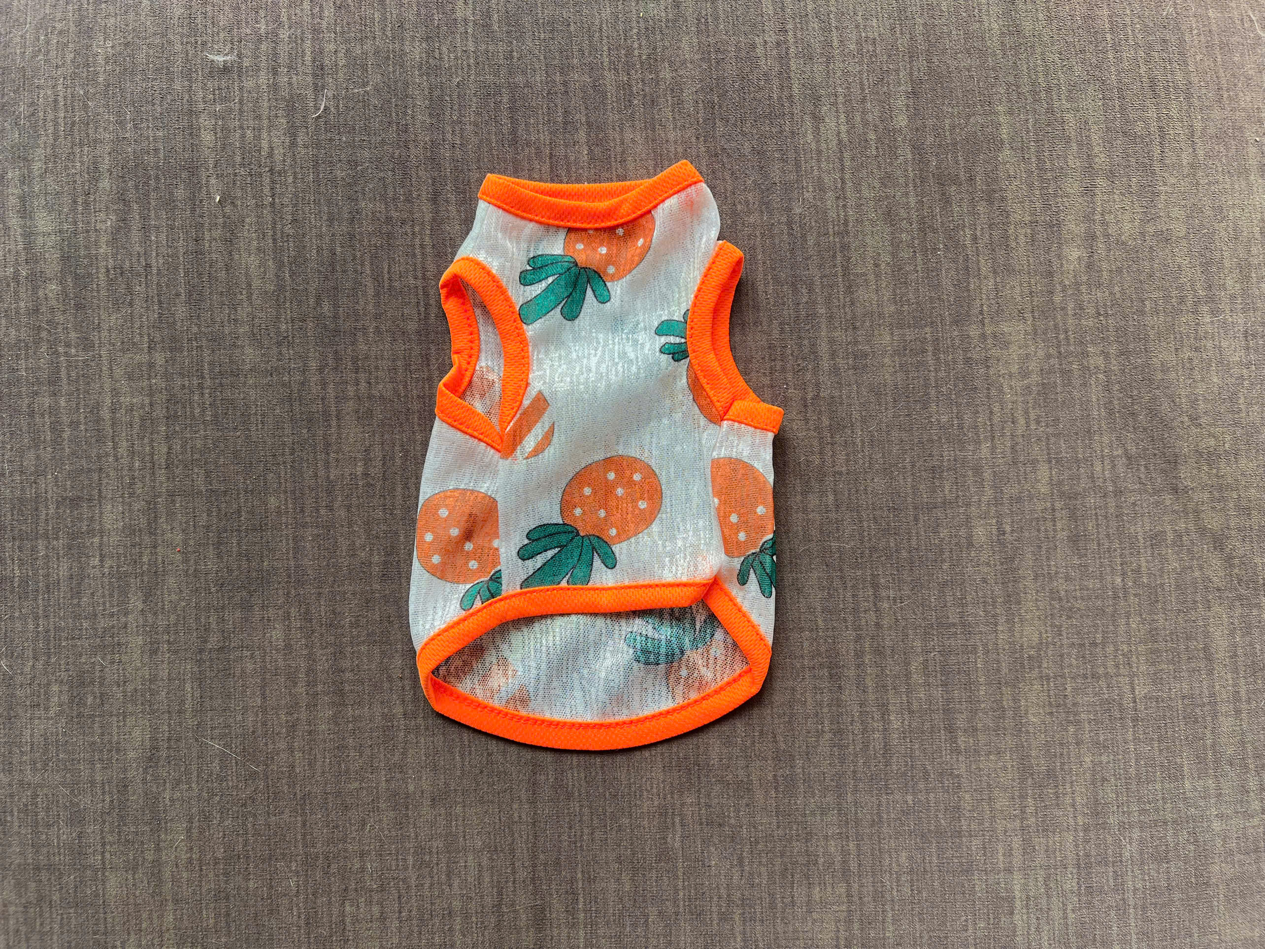 ÁO THUN BA LỖ HOẠ TIẾT TRÁI CÂY THÔNG HƠI SIÊU CUTE TỪ 1-7KG DÀNH CHO THÚ CƯNG CHÓ MÈO