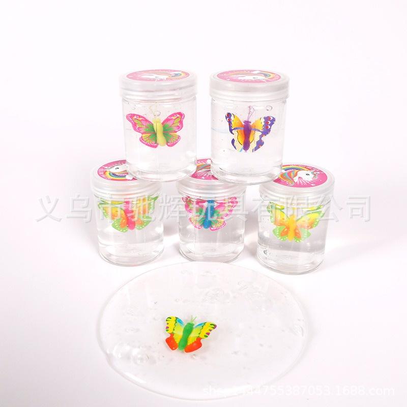 Slime trong cốp xốp hoa quả động vật charm đa dạng hình trụ slam cực đẹp