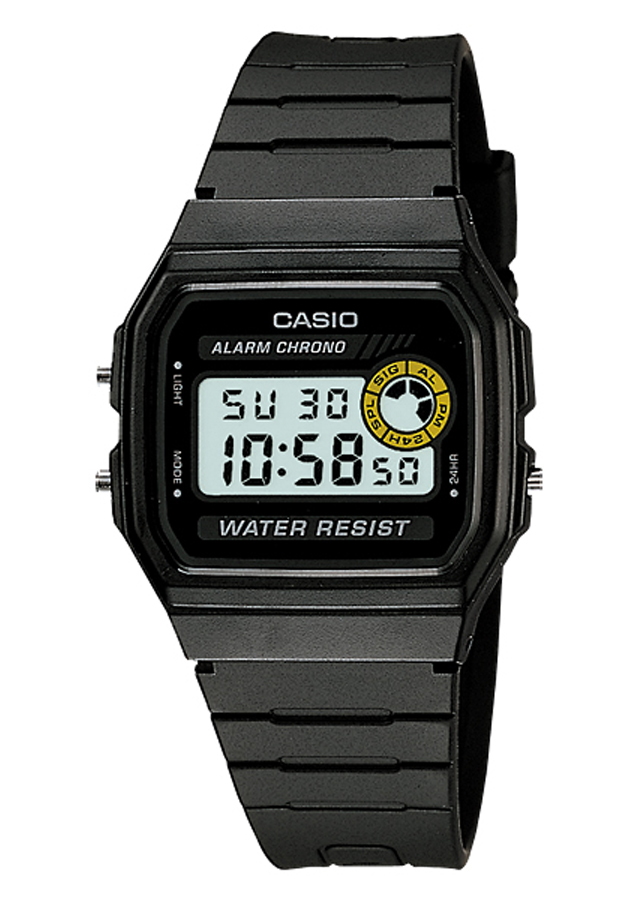 Đồng hồ nam dây nhựa Casio Standard chính hãng Anh Khuê F-94WA-8DG (33mm)