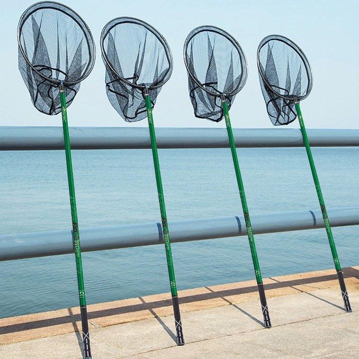 Vợt Cá Carbon Rice Fishing có thể thu gọn chuyên dùng câu đài câu đơn cao cấp